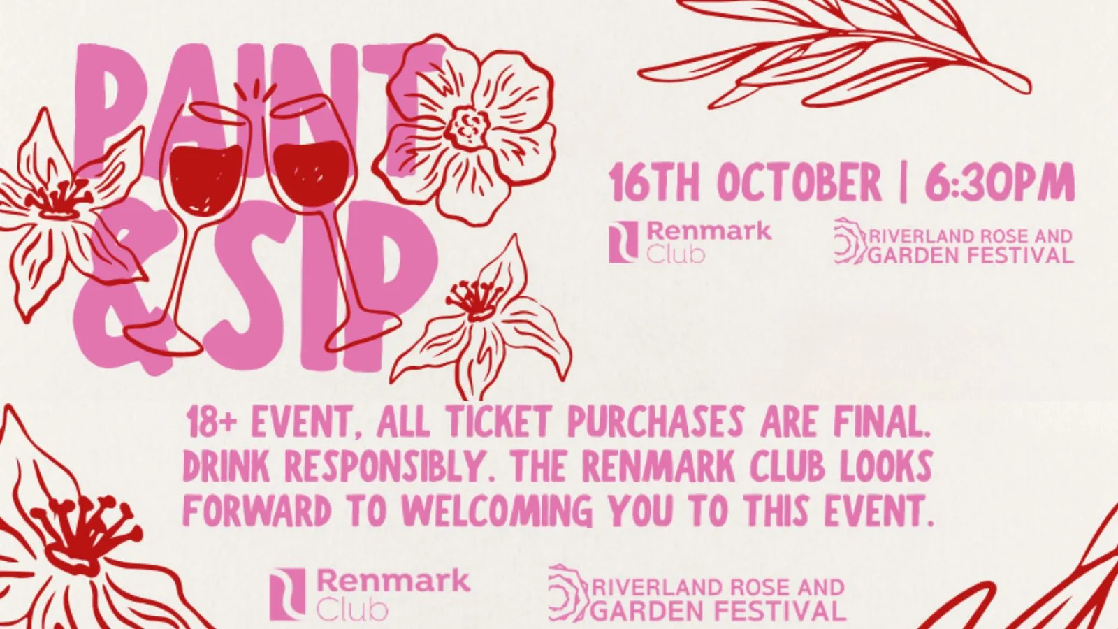 Riverland Rose & Garden Festival Paint & Sip
