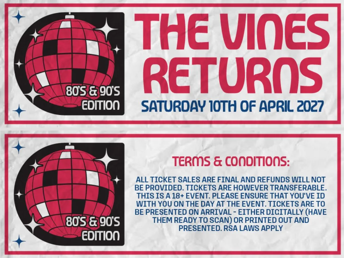 The Vines Returns 80s & 90s Edition
